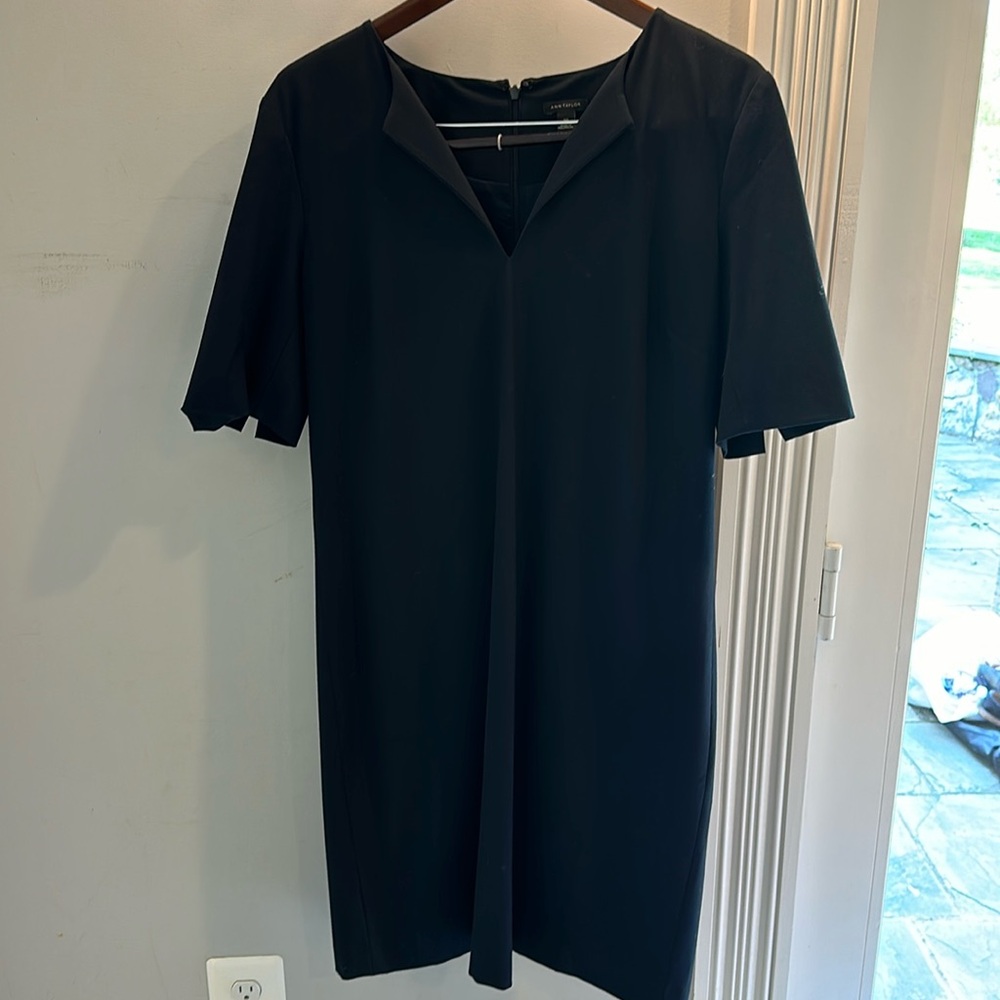 Ann Taylor Navy Dress. Size 10.